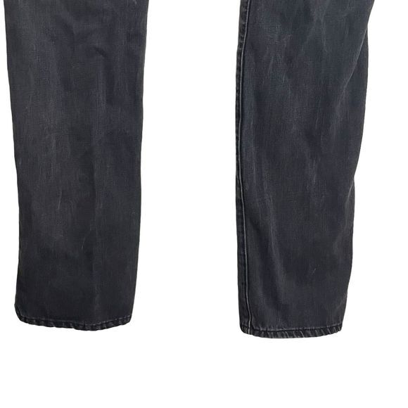 Kite Jeans Men's 34 Button Fly Black Zipper Leg Denim Grunge Distressed - Picture 4 of 16